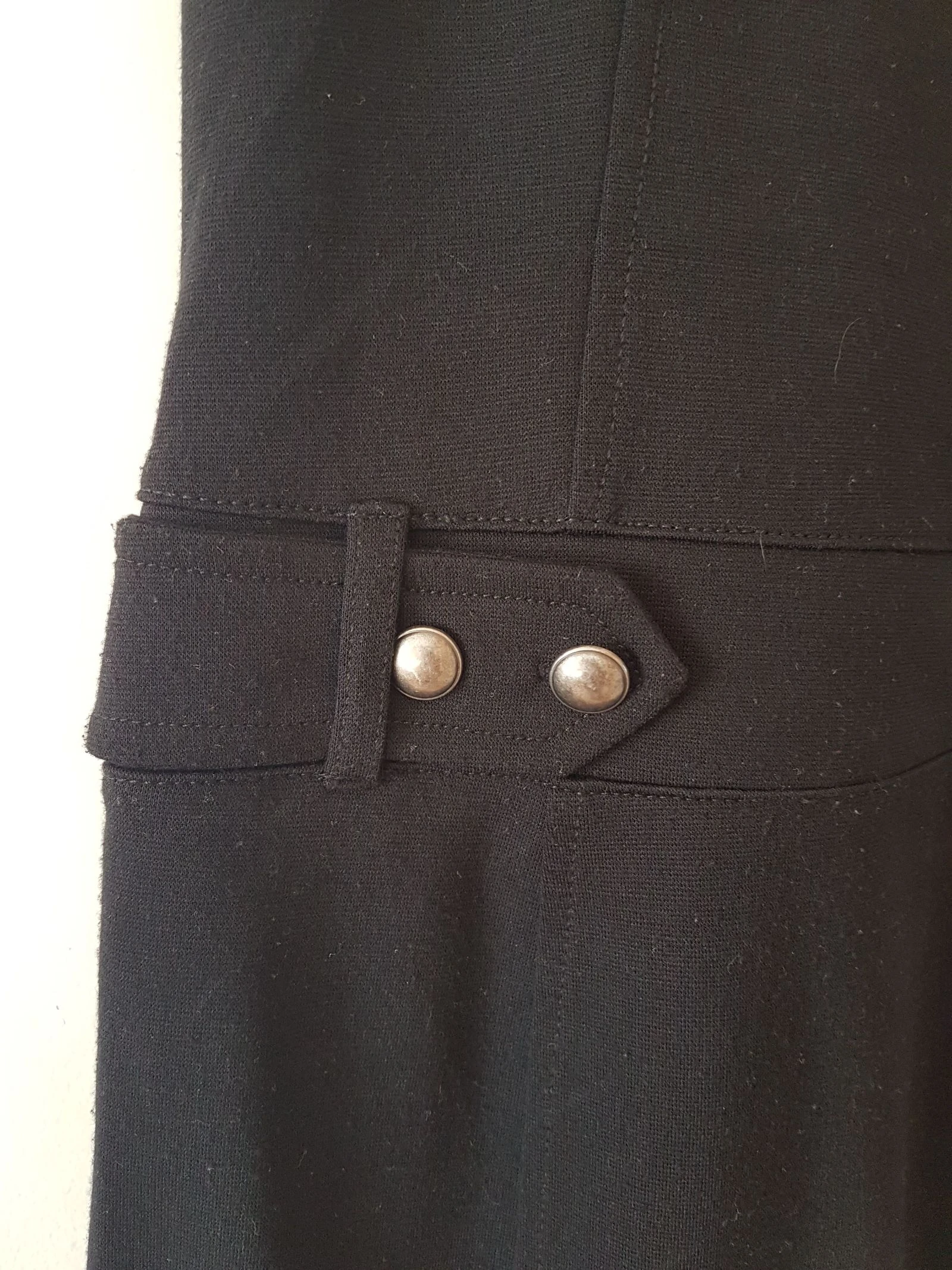 Vestido negro de fiesta 36 estilo otoño invierno pepite de fiesta chic casi nuevo – photo 2